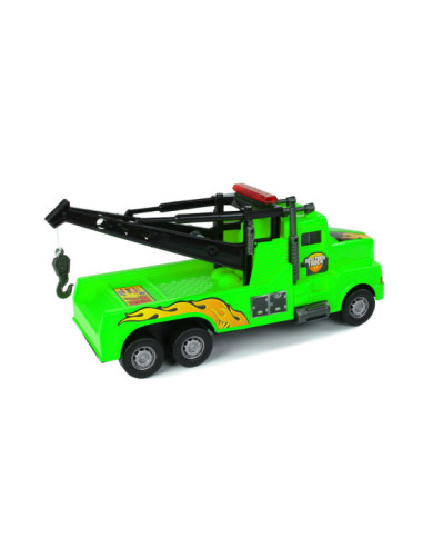 Auto Ciężarówka Holownik Pomoc Drogowa 1:10 Lina Zielona