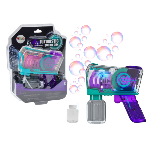 Pistolet Na Bańki Mydlane Światła Fioletowy