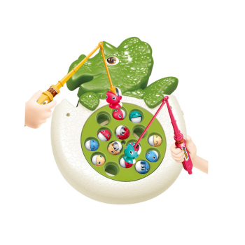 Gra Łowienie Rybek Wędki Dźwięki Dinozaur