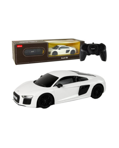 Auto Samochód Zdalnie Sterowany RC Audi R8 Rastar Pilot Białe 1:24