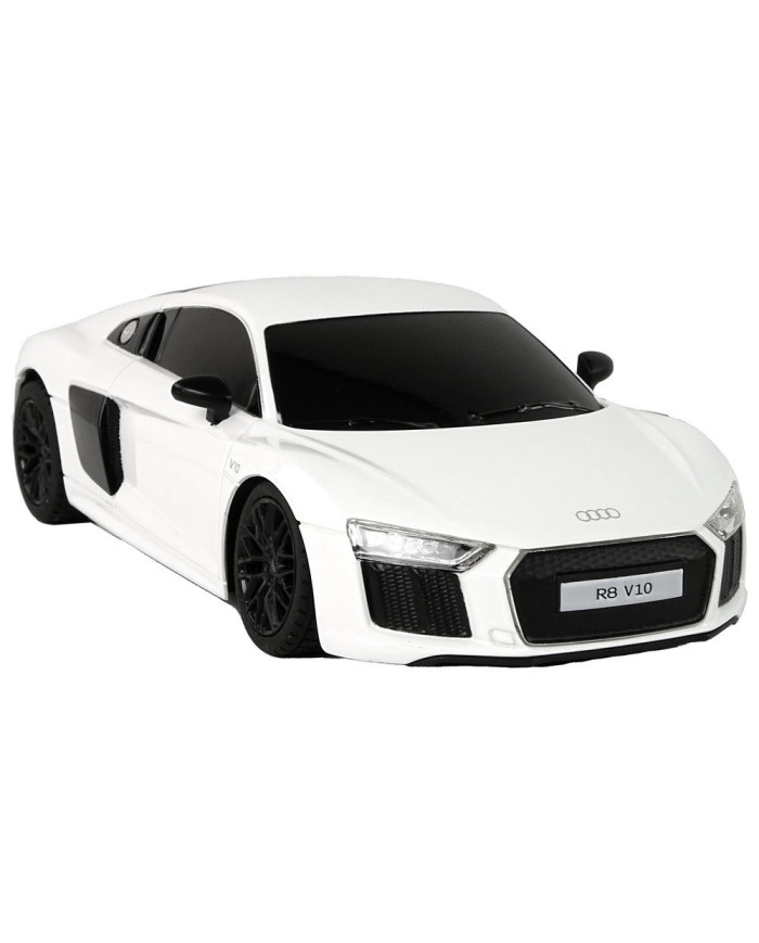 Auto Samochód Zdalnie Sterowany RC Audi R8 Rastar Pilot Białe 1:24