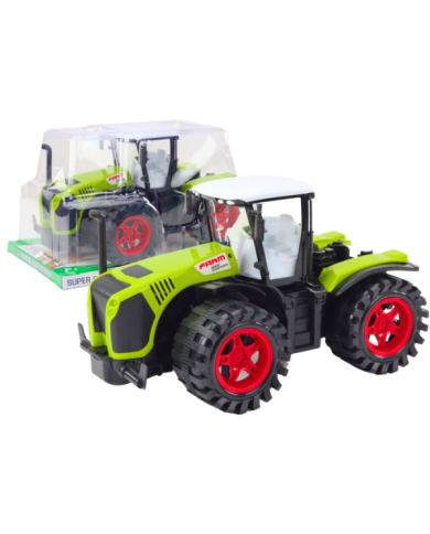 Traktor Farmerski Duży Napęd Frykcyjny Zielony Pojazd Rolniczy