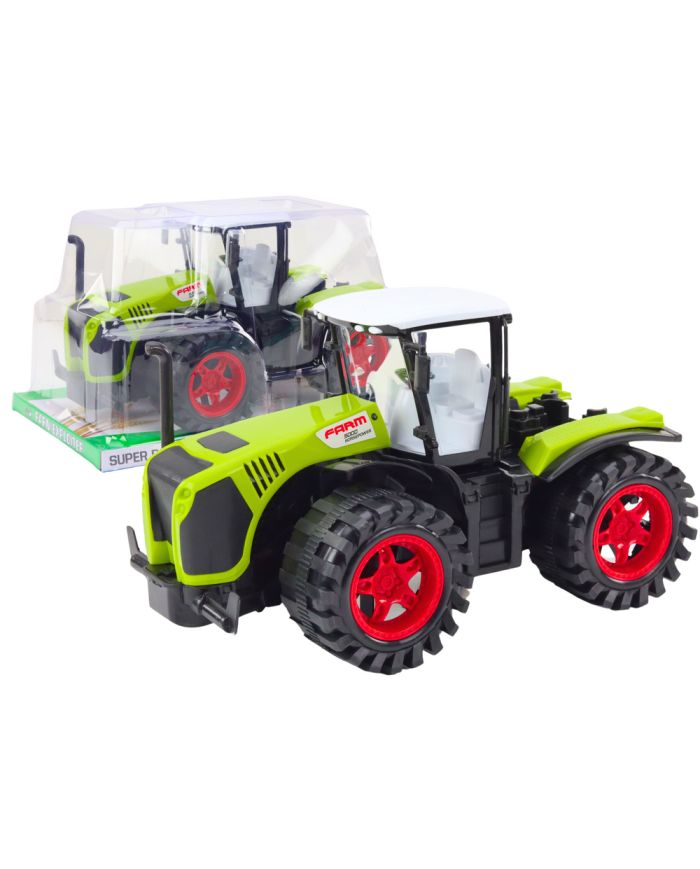 Traktor Farmerski Duży Napęd Frykcyjny Zielony Pojazd Rolniczy