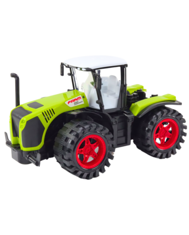 Traktor Farmerski Duży Napęd Frykcyjny Zielony Pojazd Rolniczy