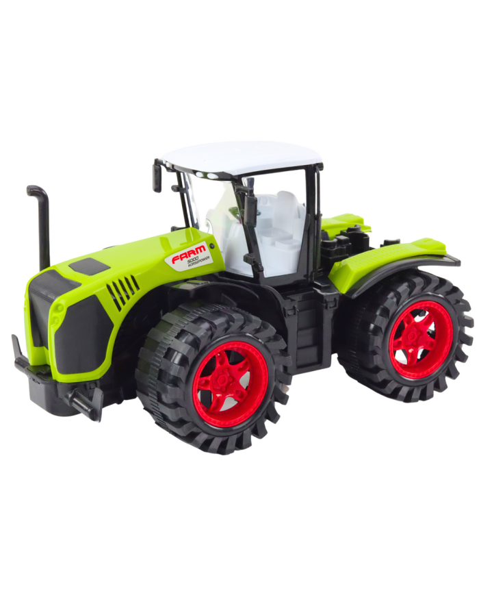 Traktor Farmerski Duży Napęd Frykcyjny Zielony Pojazd Rolniczy