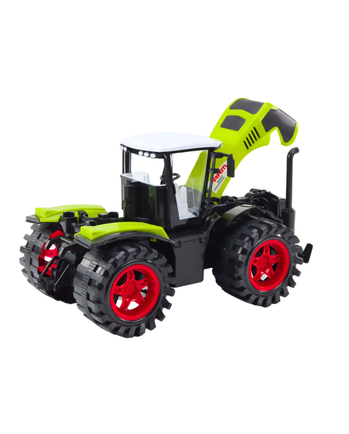 Traktor Farmerski Duży Napęd Frykcyjny Zielony Pojazd Rolniczy