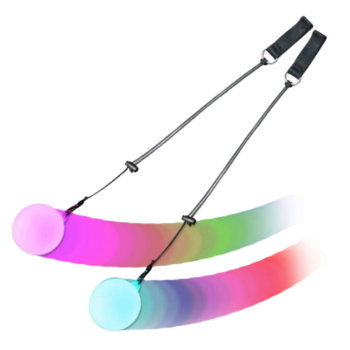 Kule Do Żonglowania Światłowodowe Ledowe LED 20 Trybów Kolorowe