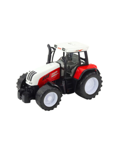 Traktor Rolniczy Farmerski Z Przyczepą Mieszalnik Paszy Czerwony 60cm