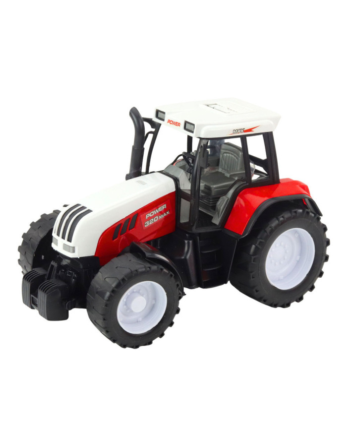 Traktor Rolniczy Farmerski Z Przyczepą Mieszalnik Paszy Czerwony 60cm