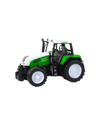 Traktor Rolniczy Farmerski Z Przyczepą Mieszalnik Paszy Zielony 50cm