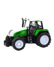 Traktor Rolniczy Farmerski Z Przyczepą Mieszalnik Paszy Zielony 50cm