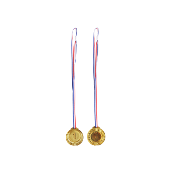 Złoty Medal Pierwsze Miejsce Nagroda Trofeum Cynkowy 6,5cm