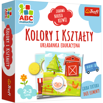 Gra Kolory i kształty z Serii ABC Malucha Trefl 01939