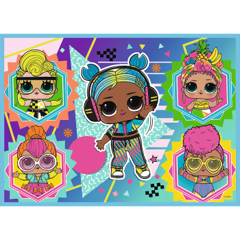 Puzzle - "4w1" - Poznaj laleczki / MGA LOL Surprise! 34613