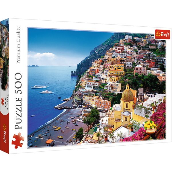 Puzzle 500 el. Positano, Wybrzeże Amalfickie, Włochy 37145