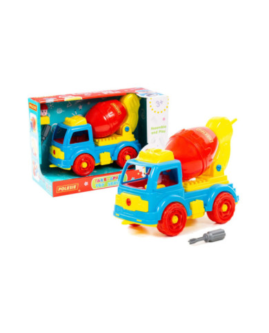 Betoniarka Transport Klocki Do Rozkręcania DIY 29 Elementów 84804