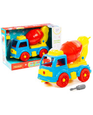 Betoniarka Transport Klocki Do Rozkręcania DIY 29 Elementów 84804