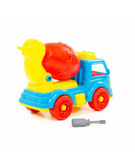 Betoniarka Transport Klocki Do Rozkręcania DIY 29 Elementów 84804