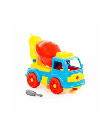 Betoniarka Transport Klocki Do Rozkręcania DIY 29 Elementów 84804