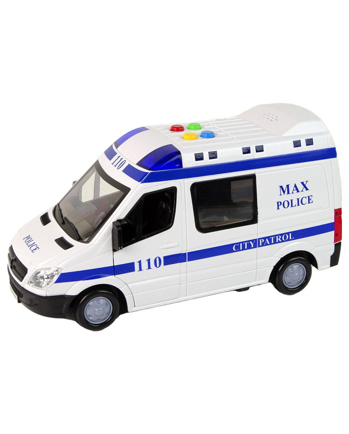 Radiowóz Auto Policyjne Napęd Frykcyjny Dźwięki Światło