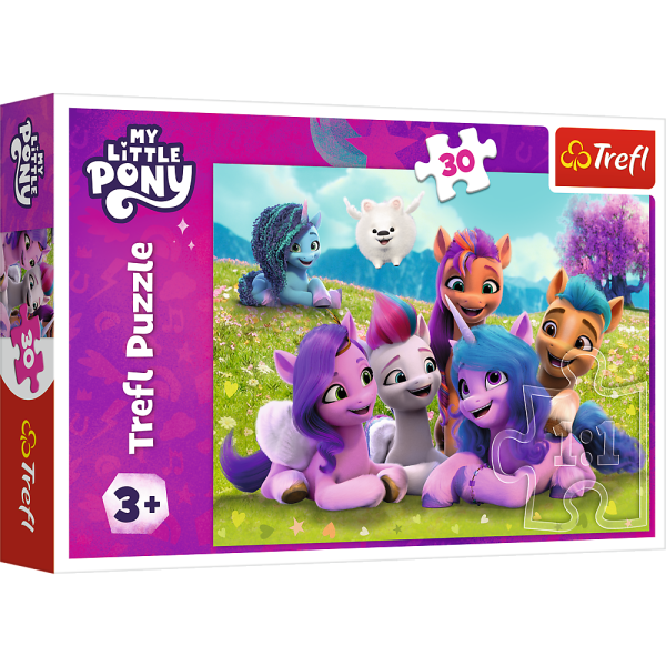 Puzzle - "30" - Przyjacielskie Koniki Pony My Little Pony Trefl 18299