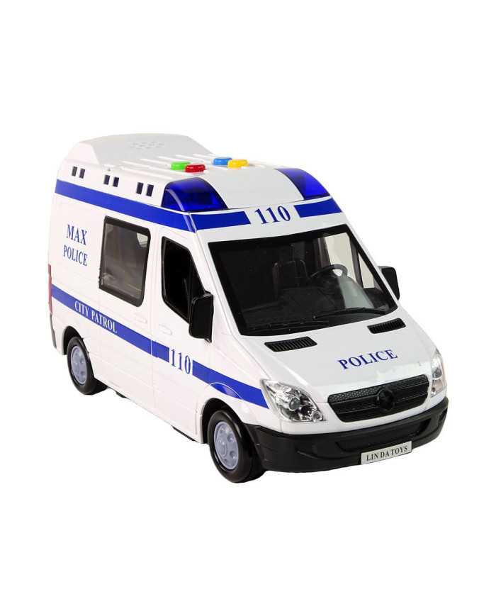 Radiowóz Auto Policyjne Napęd Frykcyjny Dźwięki Światło