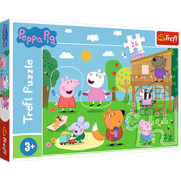 Puzzle - 24 Maxi - Zabawy na polanie - Peppa Pig 14342