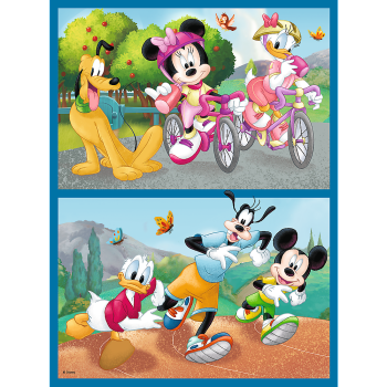 Puzzle - 2w1 + memos - Poznaj bohaterów Disney Trefl 93344