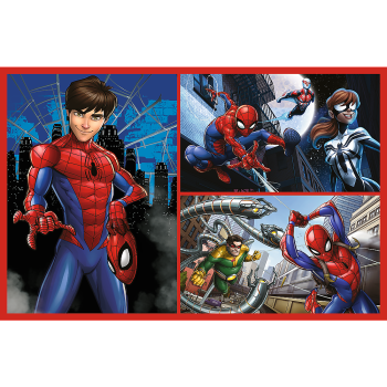 Puzzle - 2x70 - Pajęcze historie - Disney Marvel Spiderman Trefl 34443