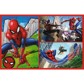 Puzzle - 2x70 - Pajęcze historie - Disney Marvel Spiderman Trefl 34443