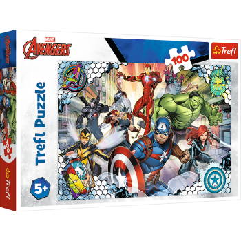 Puzzle - 100 - Sławni Avengers - Disney Marvel The Avengers 16454