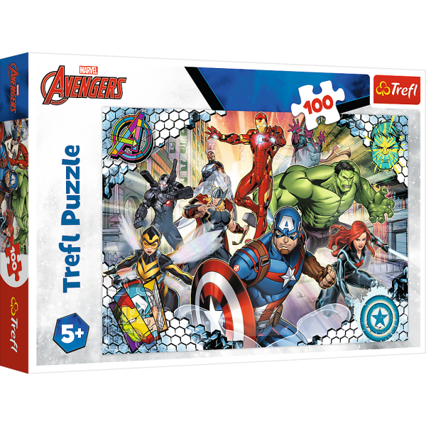 Puzzle - 100 - Sławni Avengers - Disney Marvel The Avengers 16454