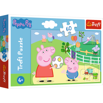 Puzzle - 60 - Zabawy w gronie przyjaciół - Peppa Pig 17356
