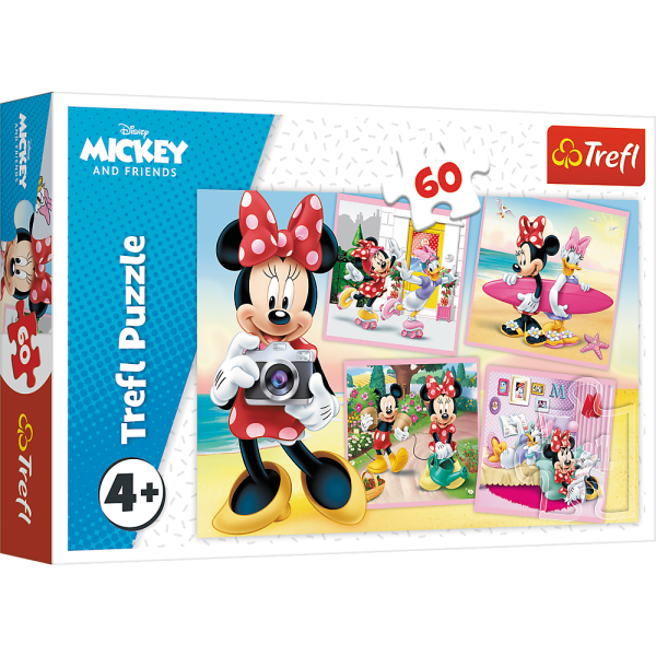Puzzle - 60 - Urocza Minnie - Disney Minnie Trefl 17360