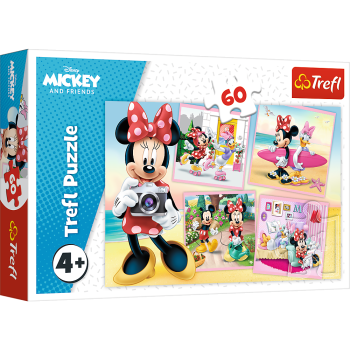 Puzzle - 60 - Urocza Minnie - Disney Minnie Trefl 17360