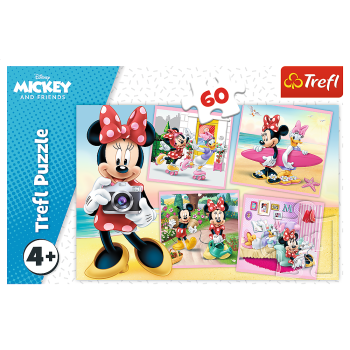 Puzzle - 60 - Urocza Minnie - Disney Minnie Trefl 17360