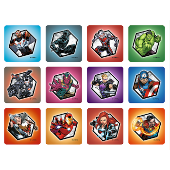 Puzzle - 2w1 + memos - Bohaterowie w akcji / Disney Marvel The Avengers Trefl  93333