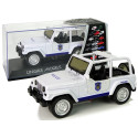 Samochód Terenowy Auto Policyjne Białe