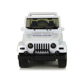 Samochód Terenowy Auto Policyjne Białe