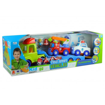 Zestaw Pojazdów Policja Straż Laweta Rozkręcane