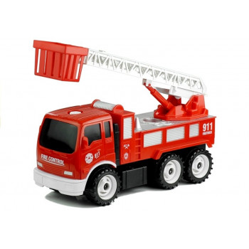 Wóz Strażacki Do Rozkręcania Drabina + Narzędzia