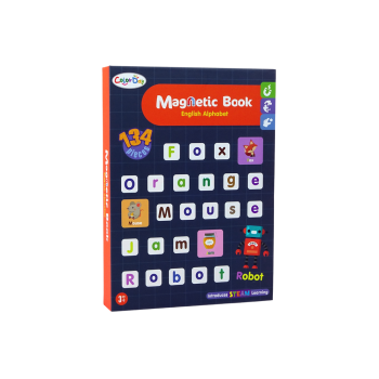 Magnetyczna Układanka Książka Angielski Alfabet Obrazki