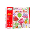 Zestaw DIY Do Malowania Wakacje Flaming Arbuz Gips Magnesy