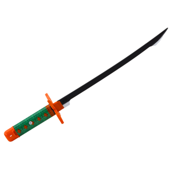 Miecz Samurajski Nichirin Na Baterie Wygodna Rękojeść Zielony Dźwięk