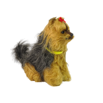Interaktywny Pies Piesek Yorkshire terrier York  Pluszowy Szczeka Rusza Ogonem
