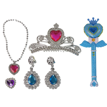 Interaktywna Magiczna Różdżka Projektor Niebieska Akcesoria Wróżka