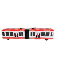 Autobus Przegubowy z Napędem Frykcyjnym Czerwony
