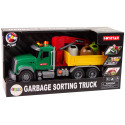 Ciężarówka Auto Dźwig Transport Kosz na Śmieci Dźwięk