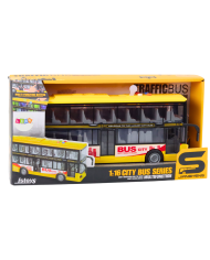 Autobus Piętrowy 1:16 Światła Dźwięki Napęd Frykcyjny Żółty