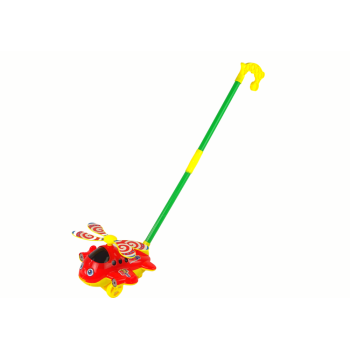 Wesoły Samolot Pchacz Kij Dzwonek Czerwony